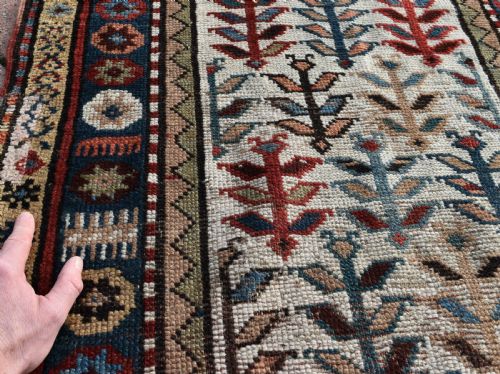 ANTIQUE CAUCASIAN RUNNER 340X89CM - ADDITIONAL PHOTO 5