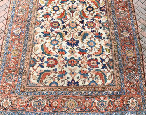 ANTIQUE IVORY GROUND FERAHAN CARPET 307X250CM - ADDITIONAL PHOTO 4