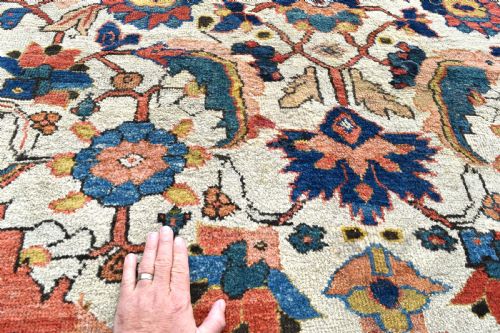 ANTIQUE IVORY GROUND FERAHAN CARPET 307X250CM - ADDITIONAL PHOTO 7