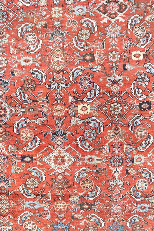ANTIQUE RED GROUND FERAHAN CARPET 305X208CM - ADDITIONAL PHOTO 2