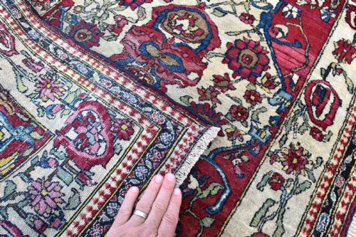 ISFAHAN RUG ONE OF A PAIR 115X80CM - ADDITIONAL PHOTO 4
