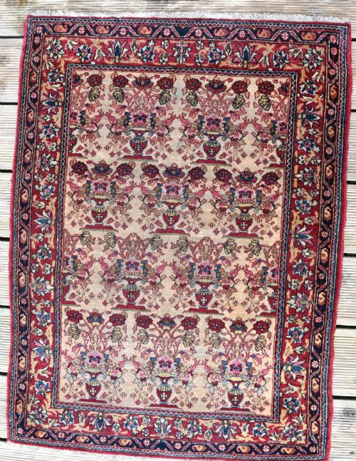 ISFAHAN RUG ONE OF A PAIR 85X76 CM - ADDITIONAL PHOTO 3