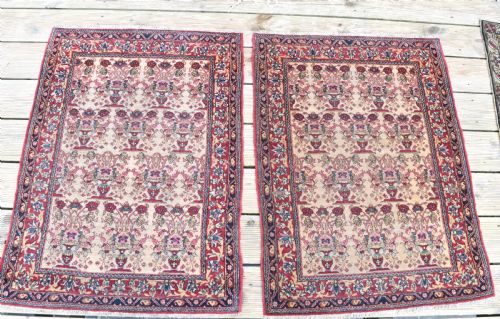 ISFAHAN RUG ONE OF A PAIR 85X76 CM - ADDITIONAL PHOTO 5