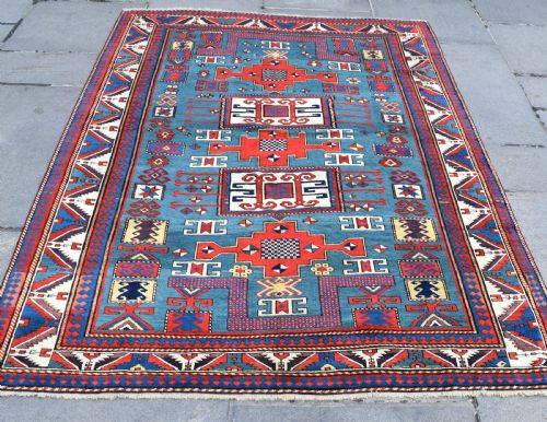 ANTIQUE KARACHOPFH KAZAK RUG 234X165 CM - ADDITIONAL PHOTO 10