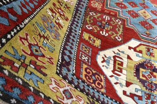 ANTIQUE LORI PAMBAK KAZAK RUG 215X169 CM - ADDITIONAL PHOTO 3