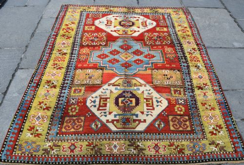 ANTIQUE LORI PAMBAK KAZAK RUG 215X169 CM - ADDITIONAL PHOTO 7