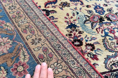 ANTIQUE TEHRAN CARPET 308X204 CM - ADDITIONAL PHOTO 9