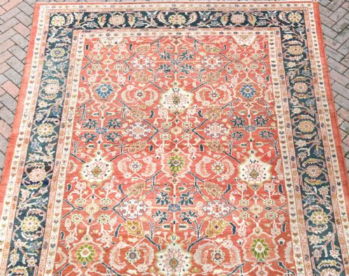 A FINE ANTIQUE ZIEGLER MAHAL CARPET 348X267 CM - ADDITIONAL PHOTO 11