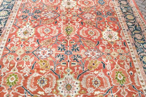 A FINE ANTIQUE ZIEGLER MAHAL CARPET 348X267 CM - ADDITIONAL PHOTO 18