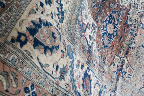 ANTIQUE MOTESHEM KASHAN CARPET 313X231 CM - ADDITIONAL PHOTO 4