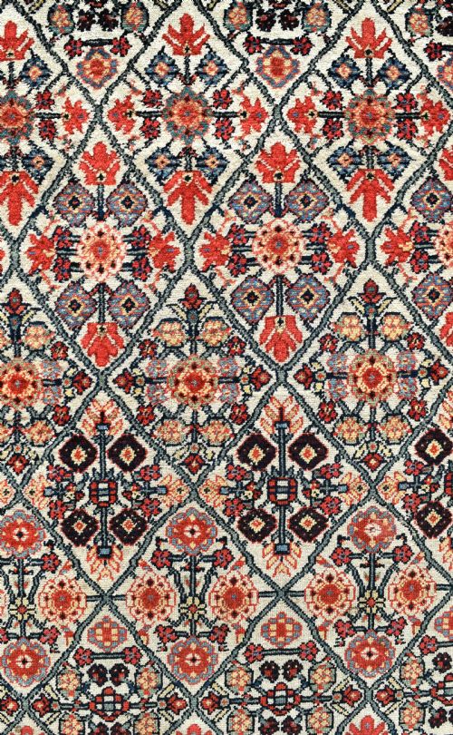 ANTIQUE NORTH WEST PERSIAN KELLEH CARPET 477X143 CM - ADDITIONAL PHOTO 8