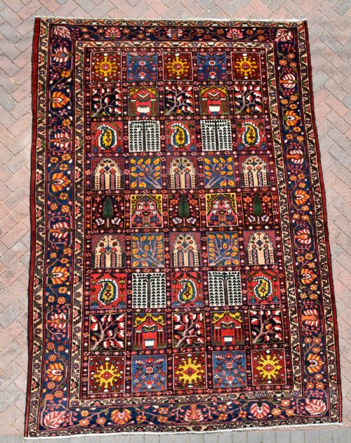 baktiari carpet 313x218cm - CATEGORY: ANTIQUE RUGS - DATED 1930