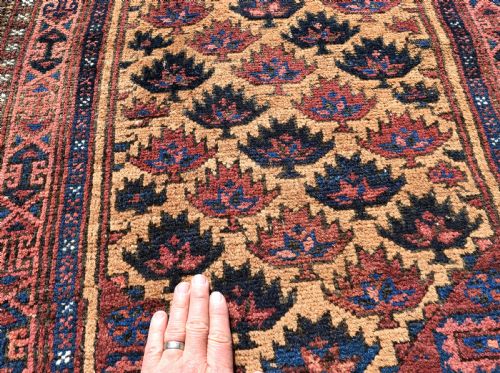 ANTIQUE BALUCH RUG - ADDITIONAL PHOTO 1