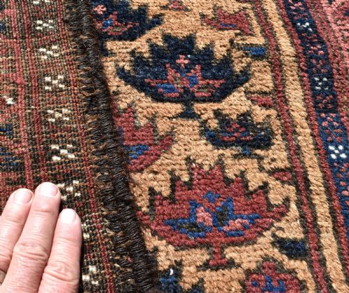 ANTIQUE BALUCH RUG - ADDITIONAL PHOTO 3