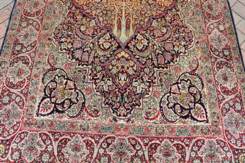 ANTIQUE LAVAR KIRMAN RUG 219X149 CM - ADDITIONAL PHOTO 6