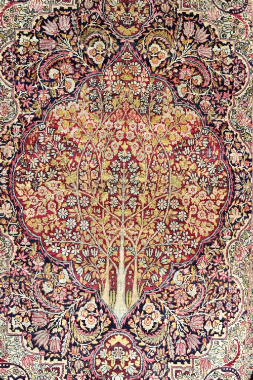 ANTIQUE LAVAR KIRMAN RUG 219X149 CM - ADDITIONAL PHOTO 7