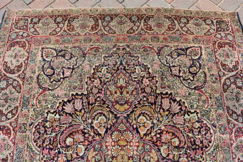 ANTIQUE LAVAR KIRMAN RUG 219X149 CM - ADDITIONAL PHOTO 8
