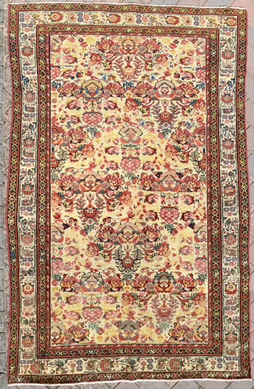fine antique malyor rug 186 x116 - CATEGORY: ANTIQUE RUGS - DATED 1880
