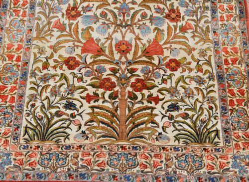 BEAUTIFUL OLD QUM CARPET 309X220 CM - ADDITIONAL PHOTO 9