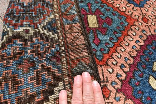 ANTIQUE ANATOLIAN SARKISLA RUG 202X106 CM - ADDITIONAL PHOTO 11