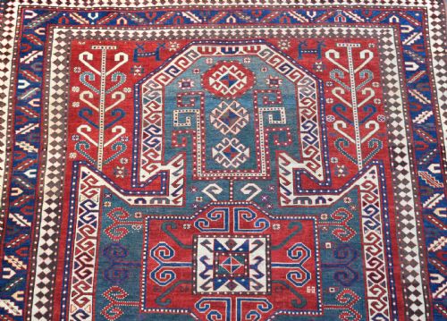 ANTIQUE SEWEN KAZAK RUG 240X183 CM - ADDITIONAL PHOTO 3