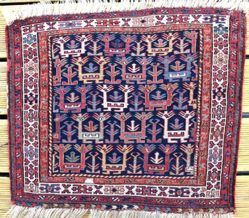 fine antique shassava saddle bag circa 1870 - CATEGORY: ANTIQUE RUGS - DATED 1870