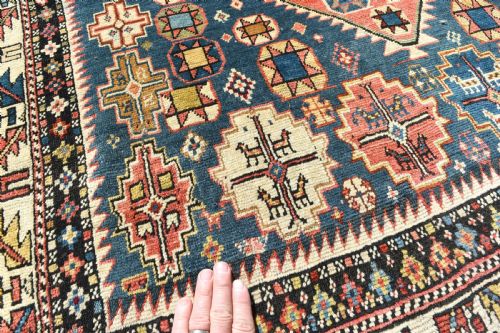 ANTIQUE SHIRVAN RUG 189 X130 CM - ADDITIONAL PHOTO 3