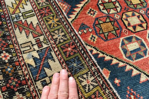 ANTIQUE SHIRVAN RUG 189 X130 CM - ADDITIONAL PHOTO 5