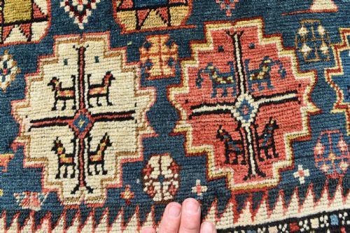 ANTIQUE SHIRVAN RUG 189 X130 CM - ADDITIONAL PHOTO 6