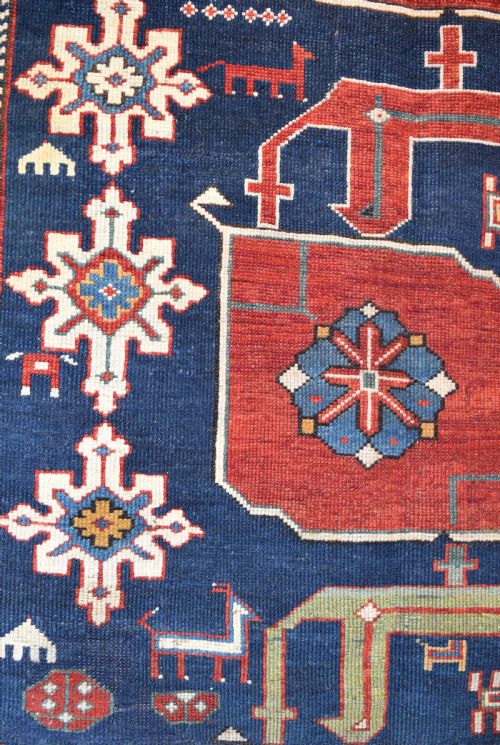 FINE ANTIQUE KARAGASHLI VILLAGE RUG 130X109 CM - ADDITIONAL PHOTO 1
