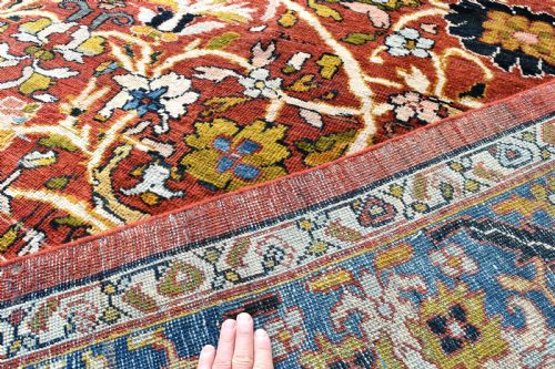 ANTIQUE MAHAL CARPET 384X298 CM - ADDITIONAL PHOTO 4