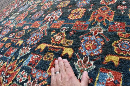 AN OLD MAHAL CARPET 253X179 CM - ADDITIONAL PHOTO 4