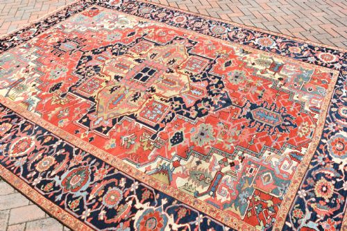 FINE ANTIQUE HERIZ CARPET 347X261 CM - ADDITIONAL PHOTO 2