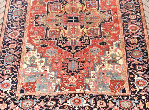 FINE ANTIQUE HERIZ CARPET 347X261 CM - ADDITIONAL PHOTO 7