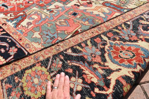 FINE ANTIQUE HERIZ CARPET 347X261 CM - ADDITIONAL PHOTO 8