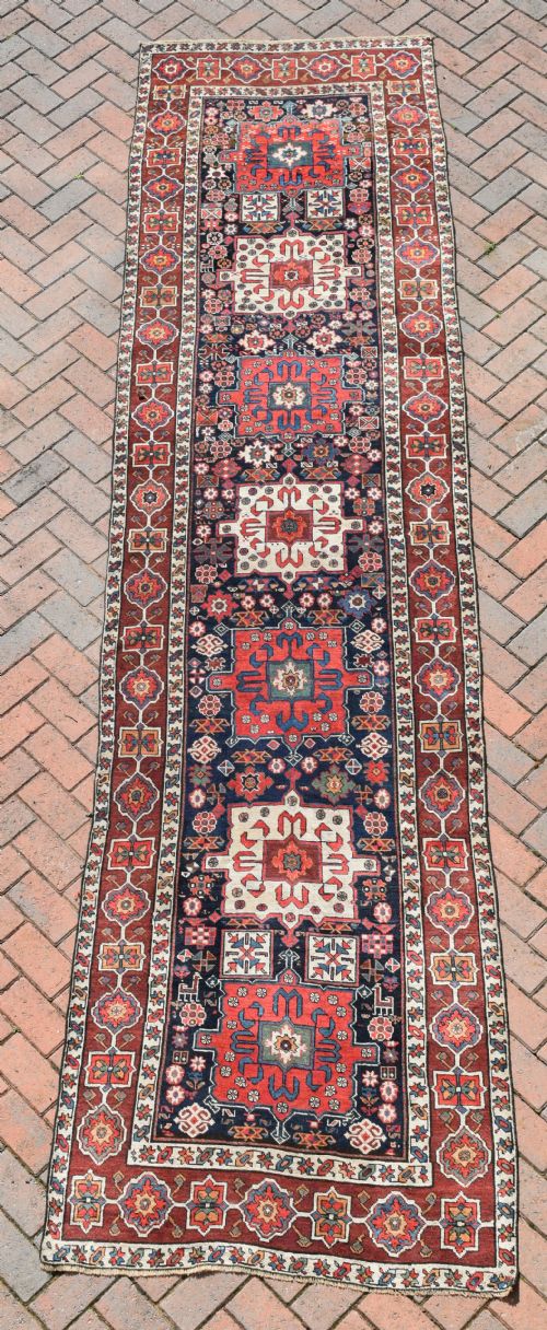 early karaja runner 405x106 cm - CATEGORY: ANTIQUE RUGS - DATED 1850