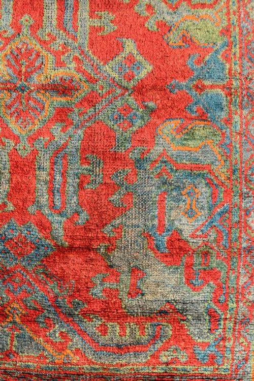 ANTIQUE USHAK SMALL CARPET 199 X 161CM - ADDITIONAL PHOTO 2