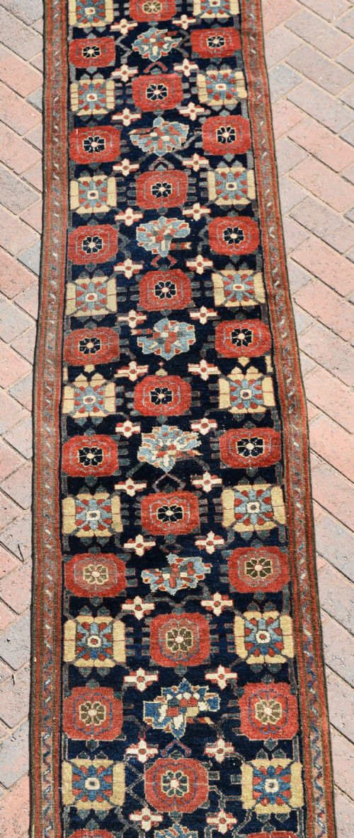 EARLY KURDISH NARROW RUNNER 402X65CM - ADDITIONAL PHOTO 4