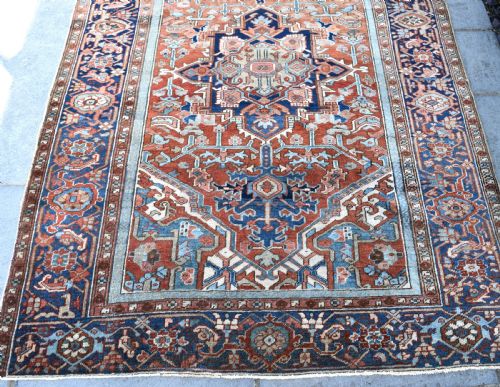 ANTIQUE HERIZ RUG 197X143CM - ADDITIONAL PHOTO 1