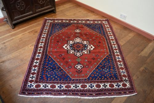 ANTIQUE AFSHAR RUG 186X150 CM - ADDITIONAL PHOTO 1