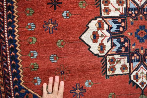 ANTIQUE AFSHAR RUG 186X150 CM - ADDITIONAL PHOTO 2
