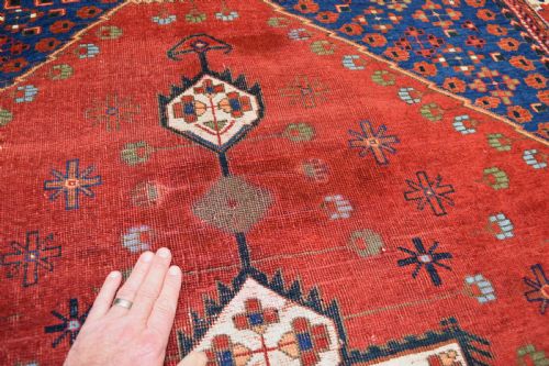 ANTIQUE AFSHAR RUG 186X150 CM - ADDITIONAL PHOTO 6