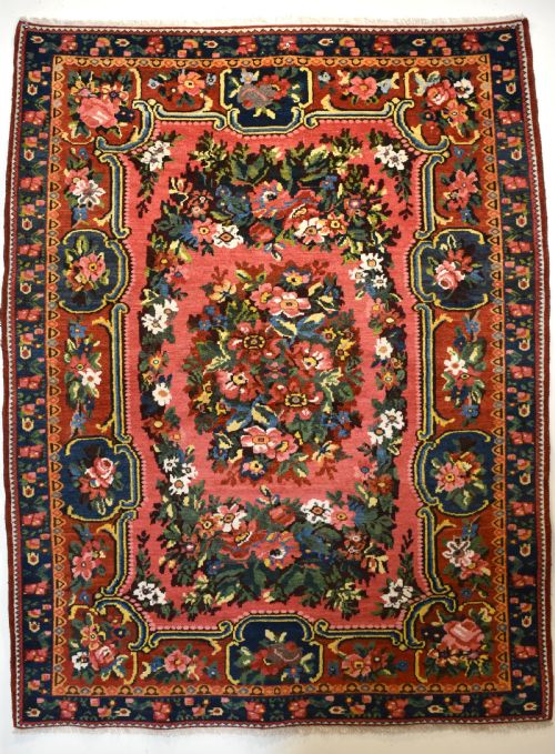 fine old baktiari rug 195x151cm - CATEGORY: ANTIQUE RUGS - DATED 1930