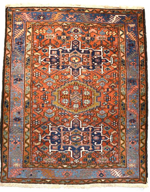 ANTIQUE HERIZ SMALL RUG 137X109CM - ADDITIONAL PHOTO 3