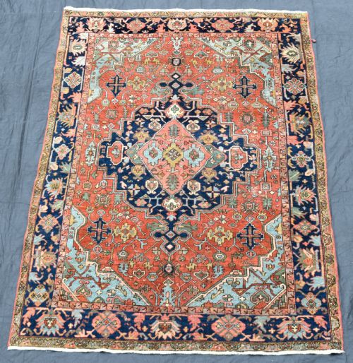 antique heriz small format carpet 263x191cm - CATEGORY: ANTIQUE RUGS - DATED 1900