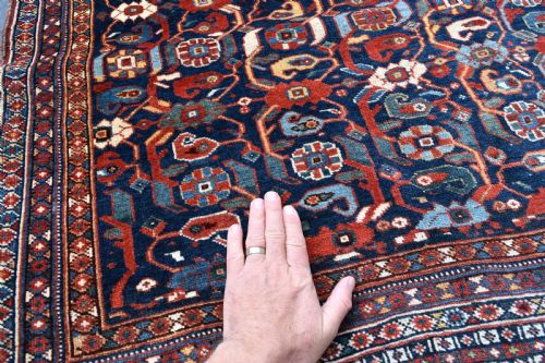 VERY FINE NARROW KHAMSEH RUNNER 377X89 CM - ADDITIONAL PHOTO 1