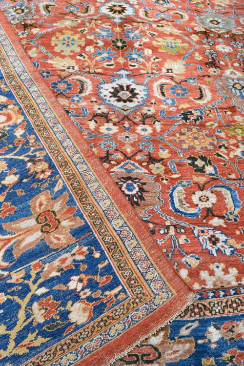 ANTIQUE OVERSIZE ZIEGLER CARPET 491X408 CM - ADDITIONAL PHOTO 11