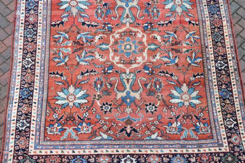 FINE ANTIQUE MAHAL CARPET 378X229CM - ADDITIONAL PHOTO 7