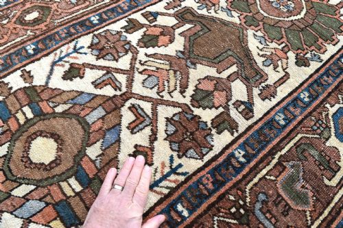 AN ANTIQUE SERAPI RUNNER 506X91CM - ADDITIONAL PHOTO 9