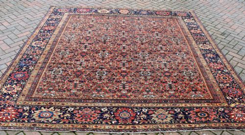 fine antique ferahan carpet 281x271cm - CATEGORY: ANTIQUE RUGS - DATED 1880